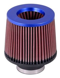 Filtro Aire Universal Inverted  3 - 6 x 5 1/4 - 5 Azul marca K&N