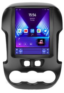 Autoradio Homologado Tesla FORD RANGER años del 2011-14 Procesador 8 Nucleos (64+4) Android 11 - Pantalla 9.7" Tecnologia Ips con WIFI-GPS-BT-Procesador Audio DSP +Cam + Carplay inalambrico (Importación 10D) PREMIUM Series