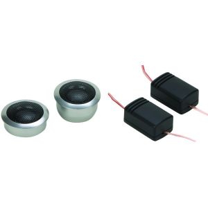 Par de Tweeter marca SOUNDSTREAM modelo TWT.2 de 1 pulgada (Hecho de Titanio) con crossover
