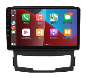 Autoradio para SSANGYONG KORANDO años 2009-13,  Procesador 4 Nucleos (64+2) Android 13 - Pantalla 9" con CARPLAY y ANDROID AUTO Inalambrico + WIFI-GPS-BT (EN STOCK) QUAD64+2RAM-KBT SERIES
