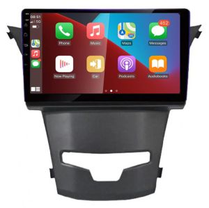Autoradio para SSANGYONG KORANDO años 2013-17, Procesador 4 Nucleos (64+2) Android 13 - Pantalla 9" con CARPLAY y ANDROID AUTO Inalambrico + WIFI-GPS-BT (EN STOCK) QUAD64+2RAM-KBT SERIES