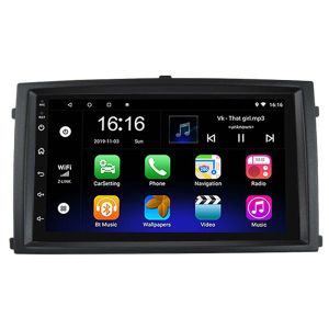 Autoradio universal ANDROID 10 Pantalla 7" + consola adaptadora para SSANYONG REXTON 2007-2012, Procesador 4 Nucleos (32+2) con WIFI-GPS-BT-USB + Camara Retro (EN STOCK)