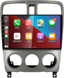 Autoradio para SUBARU FORESTER años 2003-08, Procesador 4 Nucleos (64+2) Android 13 - Pantalla 9" con CARPLAY y ANDROID AUTO Inalambrico + WIFI-GPS-BT (EN STOCK) QUAD64+2RAM-KBT SERIES