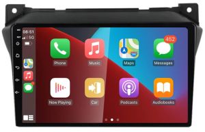Autoradio para SUZUKI CELERIO años 2009-14, Procesador 4 Nucleos (64+2) Android 13 - Pantalla 9" con CARPLAY y ANDROID AUTO Inalambrico + WIFI-GPS-BT (EN STOCK) QUAD64+2RAM-KBT SERIES