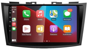 Autoradio para SUZUKI ERTIGA años 2011-17, Procesador 4 Nucleos (64+2) Android 13 - Pantalla 9" con CARPLAY y ANDROID AUTO Inalambrico + WIFI-GPS-BT (EN STOCK) QUAD64+2RAM-KBT SERIES