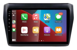 Autoradio para SUZUKI SWIFT años 2017-21, Procesador 4 Nucleos (64+2) Android 13 - Pantalla 9" con CARPLAY y ANDROID AUTO Inalambrico + WIFI-GPS-BT (EN STOCK) QUAD64+2RAM-KBT SERIES