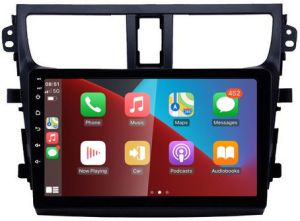 Autoradio para SUZUKI CELERIO años 2015-20, Procesador 4 Nucleos (64+2) Android 13 - Pantalla 9" con CARPLAY y ANDROID AUTO Inalambrico + WIFI-GPS-BT (EN STOCK) QUAD64+2RAM-KBT SERIES