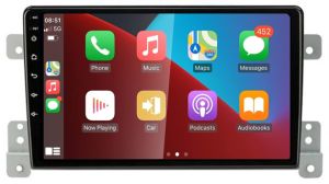 Autoradio para SUZUKI GRAND VITARA - NOMADE años 2005-14, Procesador 4 Nucleos (64+2) Android 13 - Pantalla 9" con CARPLAY y ANDROID AUTO Inalambrico + WIFI-GPS-BT (EN STOCK) QUAD64+2RAM-KBT SERIES