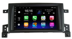 Autoradio universal ANDROID 10 Pantalla 7" + consola adaptadora para SUZUKI VITARA-GRAND NOMADE 2005-14, Procesador 4 Nucleos (32+2) con WIFI-GPS-BT-USB + Camara Retro (EN STOCK)