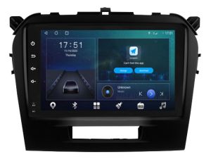 Autoradio para SUZUKI VITARA años 2015-21, Pantalla QLED de 9" Procesador 8 Nucleos (64+4), Android 12 con Carplay inalambrico + procesador de audio DSP-GPS-BT-USB-WIFI-Chip4G (EN STOCK) OCTA64 SERIES