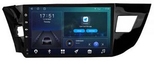 Autoradio para TOYOTA COROLLA años 2014-15, Pantalla QLED de 10" Procesador 8 Nucleos (64+4), Android 12 con Carplay inalambrico + procesador de audio DSP-GPS-BT-USB-WIFI-Chip4G (EN STOCK) OCTA64 SERIES
