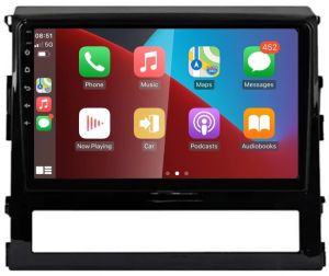 Autoradio para TOYOTA LAND CRUISER200 años 2015-20, Procesador 4 Nucleos (64+2) Android 13 - Pantalla 9" con CARPLAY y ANDROID AUTO Inalambrico + WIFI-GPS-BT (EN STOCK) QUAD64+2RAM-KBT SERIES