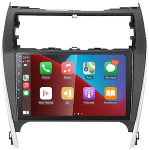Autoradio para TOYOTA CAMRY años del 2012-17, Procesador 4 Nucleos (64+2) Android 13 - Pantalla 9" con CARPLAY y ANDROID AUTO Inalambrico + WIFI-GPS-BT (EN STOCK) QUAD64+2RAM-KBT SERIES