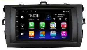 Autoradio universal ANDROID 10 Pantalla 7" + consola adaptadora para TOYOTA COROLLA 2007-13, Procesador 4 Nucleos (32+2) con WIFI-GPS-BT-USB + Camara Retro (EN STOCK)