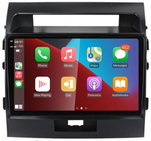 Autoradio para TOYOTA LAND CRUISER 200 años del 2007-15, Procesador 4 Nucleos (64+2) Android 13 - Pantalla 10" con CARPLAY y ANDROID AUTO Inalambrico + WIFI-GPS-BT (EN STOCK) QUAD64+2RAM-KBT SERIES