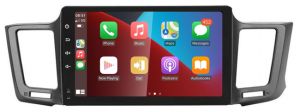 Autoradio para TOYOTA RAV4 años 2013-18, Procesador 4 Nucleos (64+2) Android 13 - Pantalla 10" con CARPLAY y ANDROID AUTO Inalambrico + WIFI-GPS-BT (EN STOCK) QUAD64+2RAM-KBT SERIES