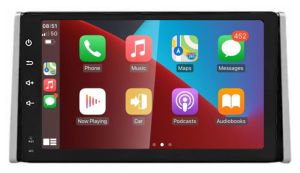 Autoradio para TOYOTA RAV4 años 2019-23, Procesador 4 Nucleos (64+2) Android 13 - Pantalla 10" con CARPLAY y ANDROID AUTO Inalambrico + WIFI-GPS-BT (EN STOCK) QUAD64+2RAM-KBT SERIES