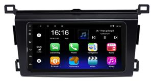 Autoradio universal ANDROID 10 Pantalla 7" + consola adaptadora para TOYOTA RAV4 2013-18, Procesador 4 Nucleos (32+2) con WIFI-GPS-BT-USB + Camara Retro (EN STOCK)