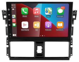 Autoradio para TOYOTA YARIS años 2013-18, Procesador 4 Nucleos (64+2) Android 13 - Pantalla 10" con CARPLAY y ANDROID AUTO Inalambrico + WIFI-GPS-BT (EN STOCK) QUAD64+2RAM-KBT SERIES