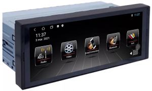 Autoradio universal Pantalla 6.9" full HD cuerpo de 1DIN, Procesador 4 Nucleos (32+2) ANDROID 10 con Wifi GPS/ FM/ BT / USB + Camara Retroceso (EN STOCK)