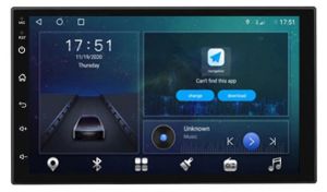 Autoradio Universal de 2DIN con Pantalla QLED de 7" Procesador 8 Nucleos (64+4), Android 13 con Carplay inalambrico + procesador de audio DSP-GPS-BT-USB-WIFI-Camara Retro-Chip4G (EN STOCK) OCTA64 SERIES