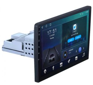 Autoradio de ultima generacion - Universal con CUERPO 1DIN y Pantalla QLED de 9" Procesador 8 Nucleos (64+4), Android 13 con Carplay inalambrico + procesador de audio DSP-GPS-BT-USB-WIFI-Camara Retro-Chip4G (EN STOCK) OCTA64 SERIES