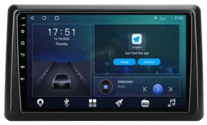 Autoradio para RENAULT modelo DUSTER años del 2020-23, Pantalla QLED de 9" Procesador 8 Nucleos (64+4), Android 12 con Carplay inalambrico + procesador de audio DSP-GPS-BT-USB-WIFI-Chip4G (EN STOCK) OCTA64 SERIES