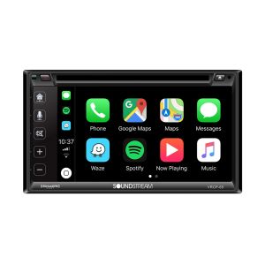 AUTORADIO SOUNDSTREAM modelo VRCP-65, CARPLAY 6,5" MONITOR DOBLE DIN, BLUETOOTH, DVD, AM-FM MP3-MP4, USB, SDCARD