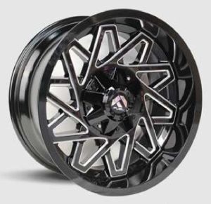 Juego de aros VARELOX Wheels  modelo 1344  black milling - 17"x9.0" - 6x139.7 - dis. FUEL