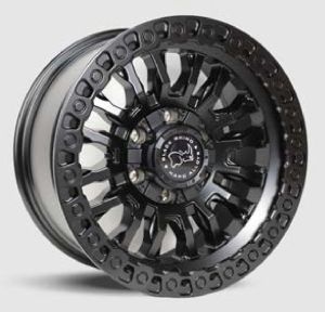 Juego de aros VARELOX Wheels  modelo 1399 matt black - 17"x8.5" - 6x139.7 - dis. B.Rhino