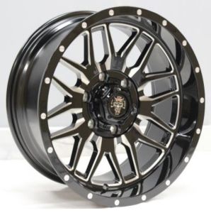 Juego de aros VARELOX Wheels modelo 8040  black - 17"x9.0" - 6x139.7