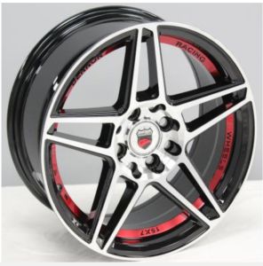 Juego de aros marca VARELOX Wheels  modelo D621  b4-nl/tr - 15"x7.0" - 4x100 (8h)