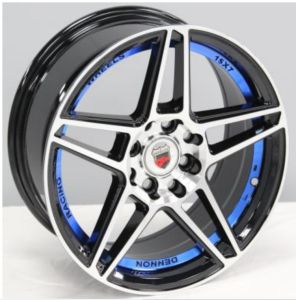 Juego de aros marca VARELOX Wheels  modelo D621  b4-nl/tu - 15"x7.0" - 4x100 (8h)