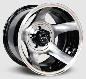 Juego de aros VARELOX Wheels  modelo DM-693  black machine - 15"x10.0" - 5x114.3
