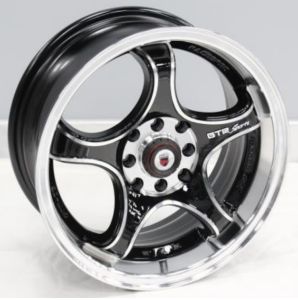 Juego de aros marca VARELOX Wheels  modelo Y395 BP - 15"x7.0" - 4x100 (8h)