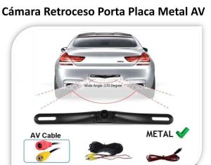Portaplaca de vehículo, con Cámara de Retroceso de alta definición marca GENIUS 