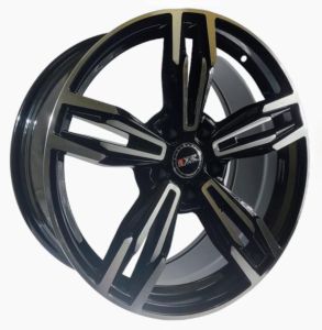 Juego de aros PDW Wheels  modelo X009-8  bmf - 18"x8.0" - 5x114.3