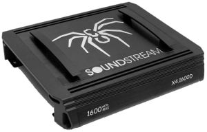 Amplificador De 4 Canales marca Soundstream modelo X4.1600D Clase AB 1600w