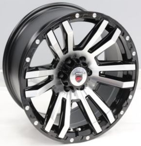 Juego de aros VARELOX  modelo Y8510  b-p-r - 17"x9.0" - 6x114.3 - compat. NISSAN