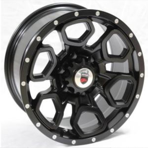 Juego de aros marca VARELOX Wheels  modelo YD2827  blk-r/m5 - 17"x9.0" - 6x139.7