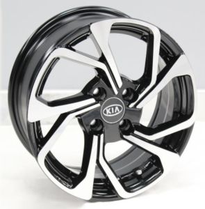 Juego de aros VARELOX Wheels  modelo YD6348  BP  15"x6.5" - 4x100 - compat. KIA