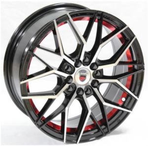 Juego de aros marca VARELOX Wheels  modelo Z236A  b1(1)/r+b4 - 17"x7.5" - 4x100 (8h)