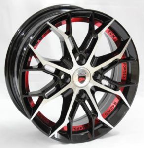 Juego de aros marca VARELOX Wheels  modelo Z259  b1(2)/r+b4 - 16"x7.0" - 4x100 (8h)