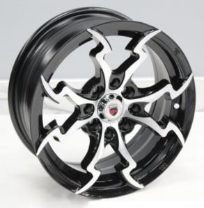 Juego de aros marca VARELOX Wheels  modelo Z267  b4 - 14"x6.0" - 4x100 (8h)