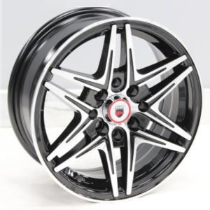 Juego de aros marca VARELOX Wheels  modelo Z360  b4 - 14"x6.0" - 4x100 (8h)