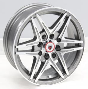 Juego de aros marca VARELOX Wheels  modelo Z360  g4 - 14"x6.0" - 4x100 (8h)