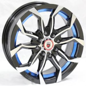 Juego de aros marca VARELOX Wheels  modelo Z363  b1(2)/su+b4 - 14"x8.0" - 4x100 (8h) 