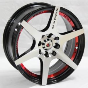 Juego de aros marca VARELOX Wheels  modelo Z374  b1(2)/r+b4 - 15"x6.5" - 4x108 (8h)
