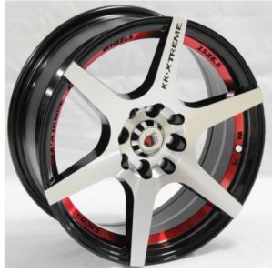 Juego de aros marca VARELOX Wheels  modelo Z374  b1<2>/r+b4 - 15"x6.5" - 4x100 (8h)