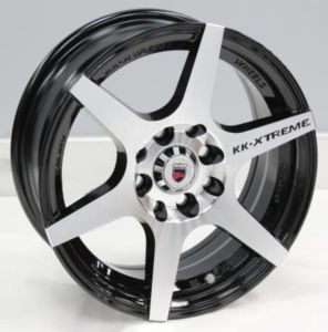 Juego de aros marca VARELOX Wheels  modelo Z374  b4 - 14"x6.0" - 4x100 (8h)